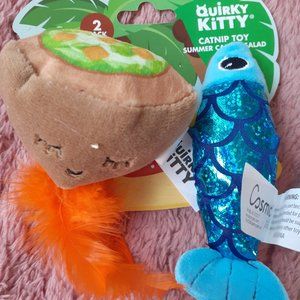 New Listing!! Brand New Quirky Kitty CatNip Cat Toy-2 CT.